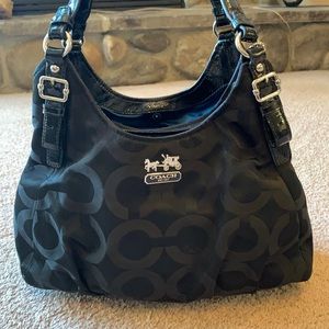 Black coach purse